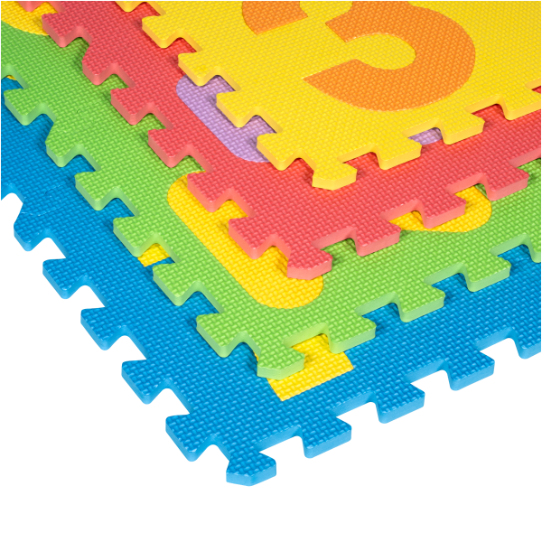 Mata edukacyjna dla dzieci, puzzle 180 x 180 cm, alfabet
