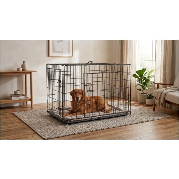 Metalowa klatka dla psa, kojec, rozmiar XXL 107x71x78 cm , REBEL ANIMALS