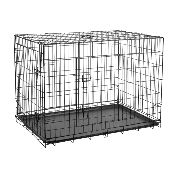 Metalowa klatka dla psa, kojec, rozmiar XXXL 122x76x83 cm , REBEL ANIMALS