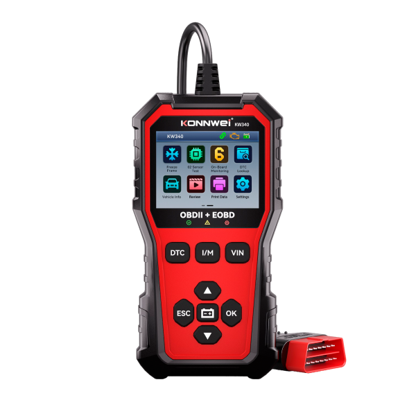 Miernik diagnostyczny, skaner OBD2 Konnwei KW340