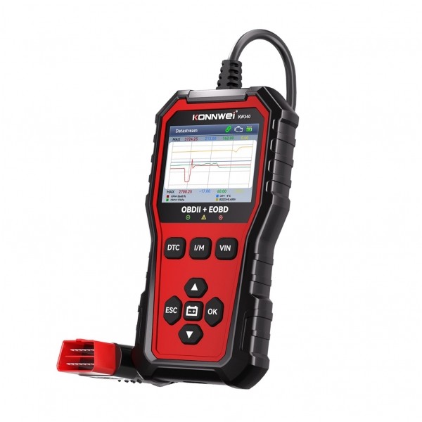 Miernik diagnostyczny, skaner OBD2 Konnwei KW340