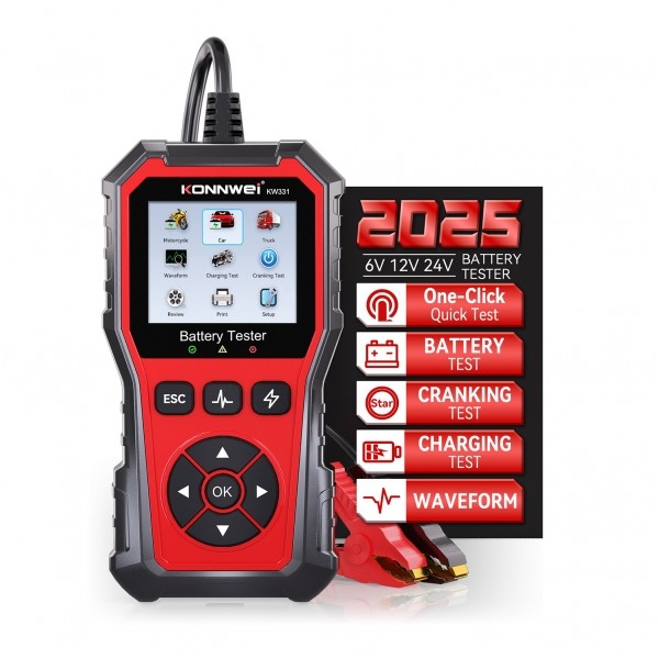 Miernik, tester baterii Konnwei KW331