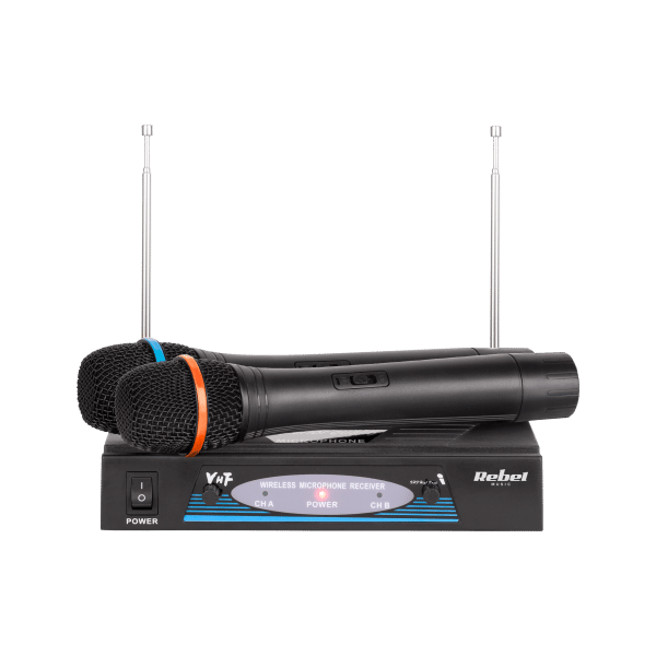 Mikrofon dwukanałowy VHF zestaw premium