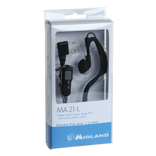 Mikrofonosłuchawka MA21-L PTT/VOX Midland