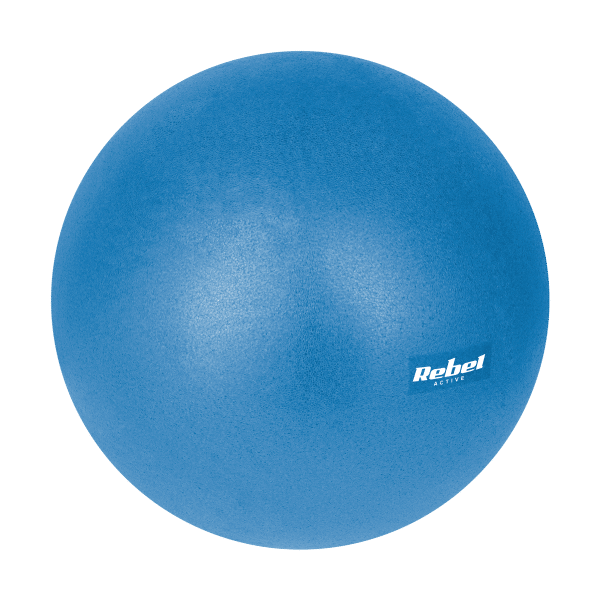 Mini piłka gimnastyczna do pilates rehabilitacyjna 25cm, kolor niebieski , REBEL ACTIVE