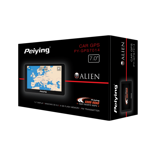 Nawigacja GPS Peiying Alien PY-GPS7014 + Mapa EU