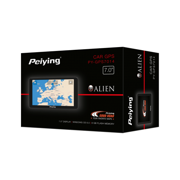 Nawigacja GPS Peiying Alien PY-GPS7014 + Mapa EU