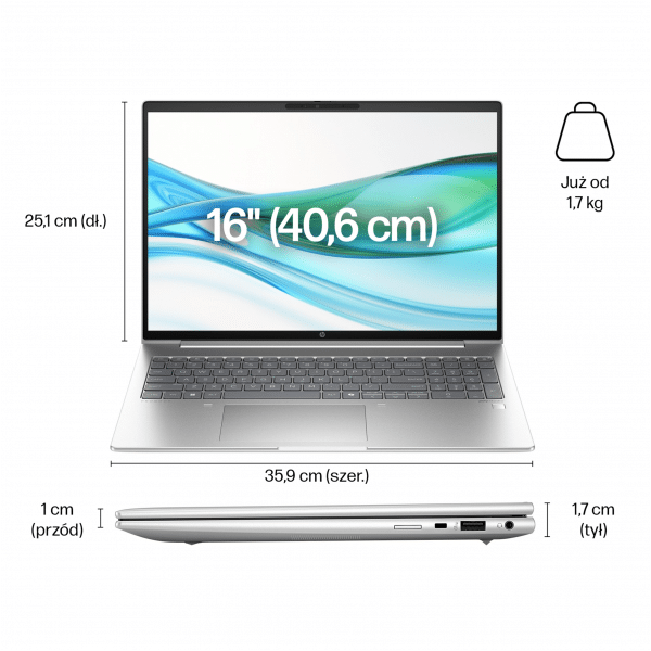 NOTEBOOK HP Probook 465 G11 AD1J2ET 16"WUXGA AG/Ryzen 5-7535U/16GB/1TB PCIE