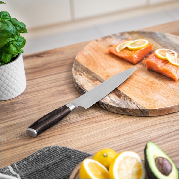 Nóż szefa kuchni ze stali nierdzewnej 33cm (7Cr17MoV)