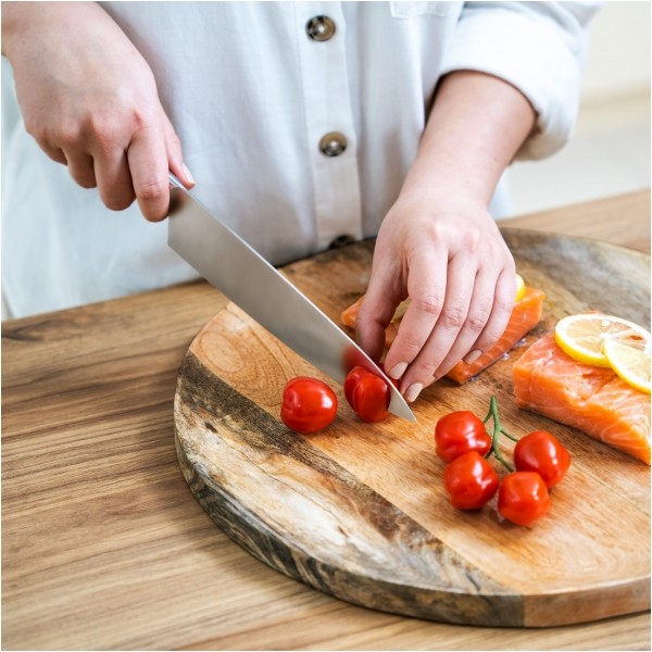 Nóż szefa kuchni ze stali nierdzewnej 33cm (7Cr17Mov)