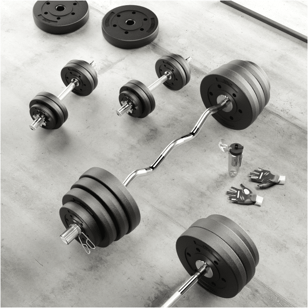Obciążenie bitumiczne olimpijskie zestaw 2x7.5kg, otwór 51mm , REBEL ACTIVE