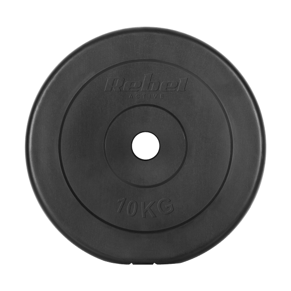 Obciążenie bitumiczne zestaw 2x10kg, otwór 31mm, talerz klasyczny, REBEL ACTIVE