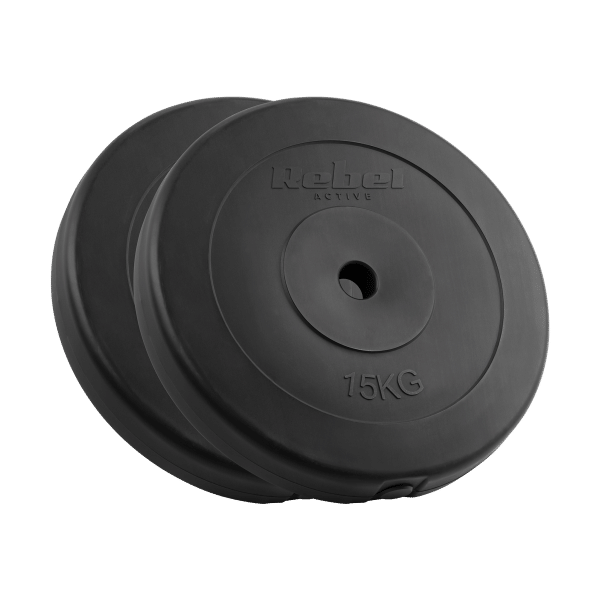 Obciążenie bitumiczne zestaw 2x15kg, otwór 31mm, talerz klasyczny, REBEL ACTIVE