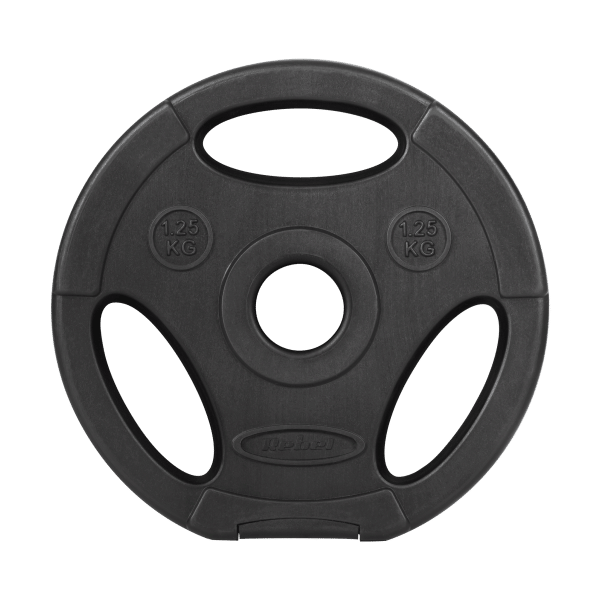 Obciążenie bitumiczne zestaw 4x1.25kg, otwór 31mm, talerz z uchwytami, REBEL ACTIVE