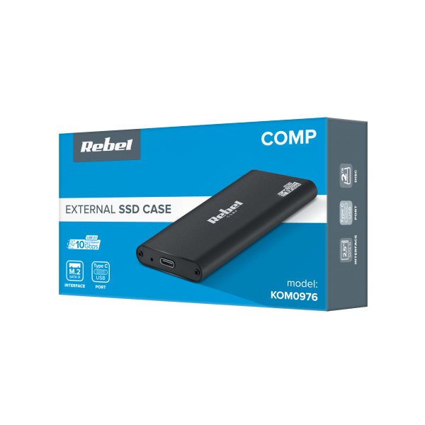 Obudowa dysku SSD M2 USB typu C 3.0 Rebel aluminiowa