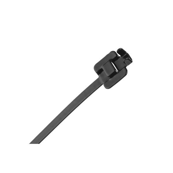Opaska zaciskowa stalowa z powłoką nylonową 23cm. x 6.3mm