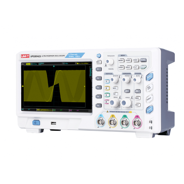 Oscyloskop Uni-T UPO2074CS z wyświetlaczem wykonanym w technologii Ultra PHOSPHOR