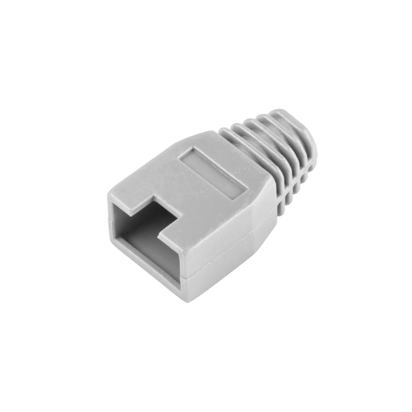 Oslona gumowa wtyku 8p8c RJ45 szara