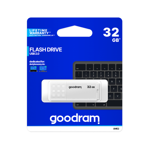 Pendrive Goodram USB 2.0 32GB biały