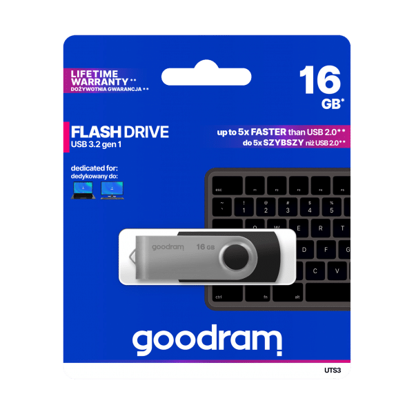 Pendrive Goodram USB 3.2 16GB czarny