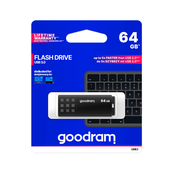 Pendrive Goodram USB 3.2 64GB czarny