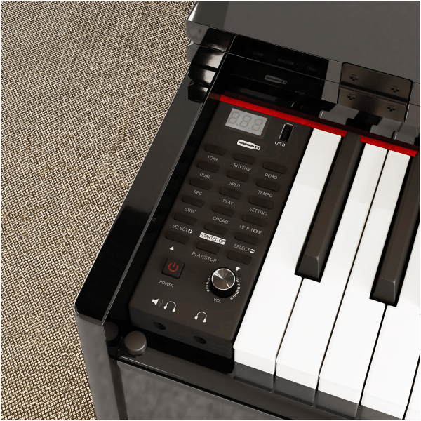 Pianino cyfrowe Kruger&Matz KMDP-135 , kolor czarny połysk