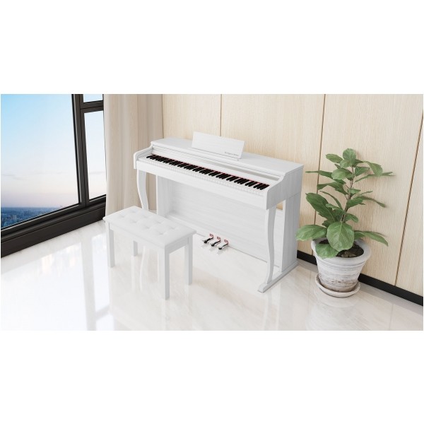 Pianino cyfrowe Kruger&Matz KMDP-155 , kolor biały