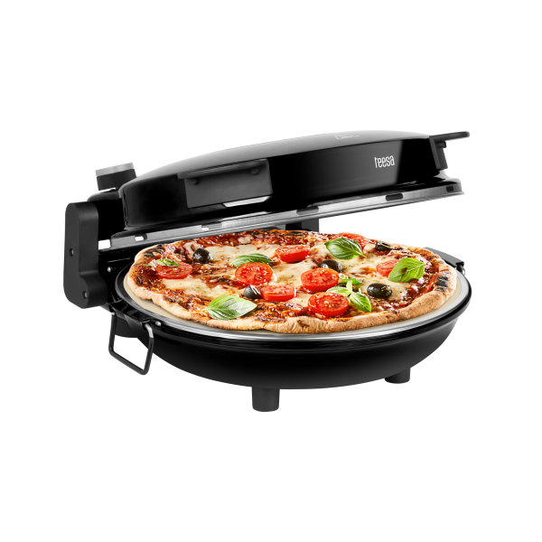 Piec do pizzy TEESA SUPREME, 1200 W, 32 cm , okienko , wyjmowany kamień