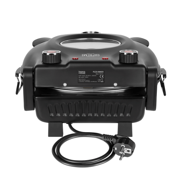 Piec do pizzy TEESA SUPREME, 1200 W, 32 cm , okienko , wyjmowany kamień