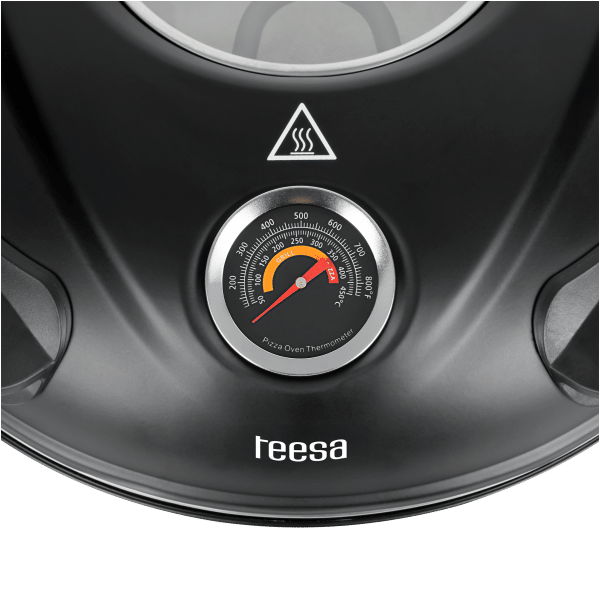 Piec do pizzy TEESA SUPREME, 1200 W, 32 cm , okienko , wyjmowany kamień