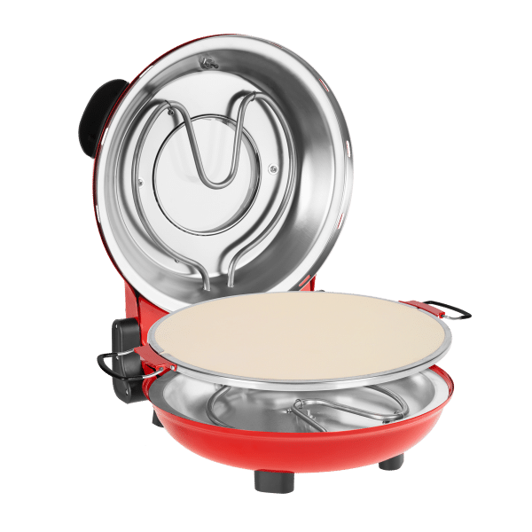 Piec do pizzy TEESA SUPREME + , 1200 W, 32 cm , okienko , wyjmowany kamień, sterowanie dwiema grzałkami