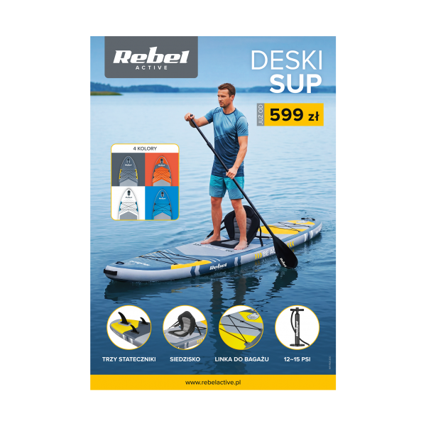 Plakat Rebel Active - Deski SUP