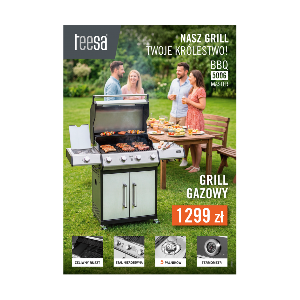 Plakat Teesa - Nasz grill Twoje królestwo