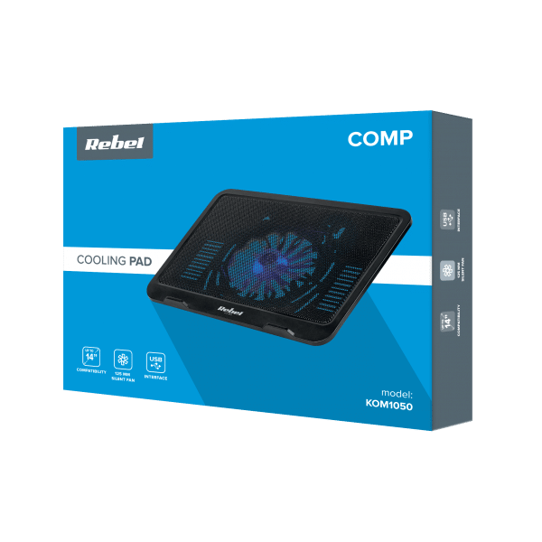 Podstawka chłodząca pod laptop 10-14" Rebel