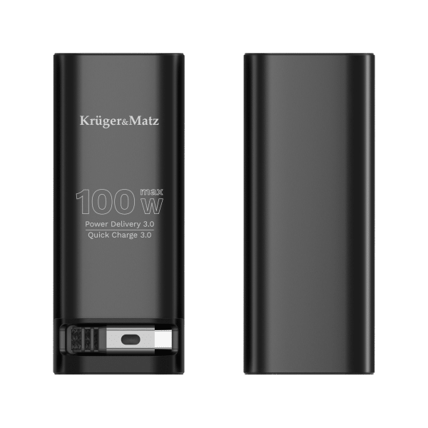 PowerBank Kruger&Matz 20000 mAh Li-ion 100W z funkcją QC oraz PD