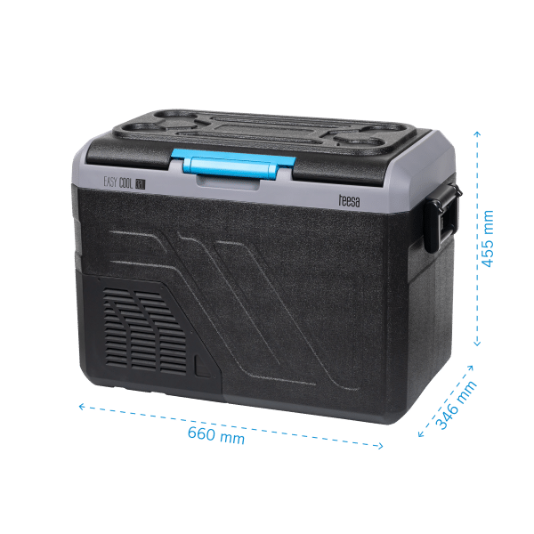 Profesjonalna lodówka turystyczna kompresorowa TEESA z funkcją mrożenia 32L DC12/24 AC 230V