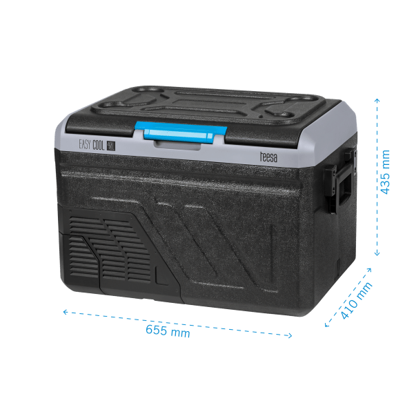 Profesjonalna lodówka turystyczna kompresorowa TEESA z funkcją mrożenia 40L DC12/24 AC 230V