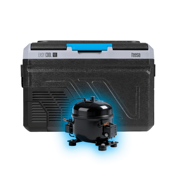 Profesjonalna lodówka turystyczna kompresorowa TEESA z funkcją mrożenia 40L DC12/24 AC 230V