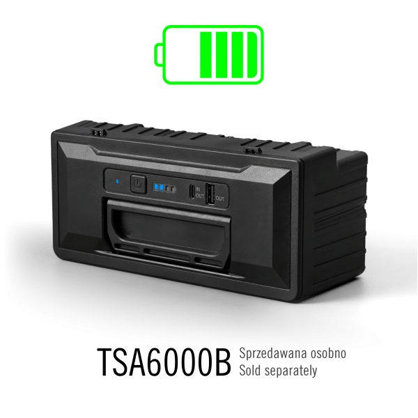 Profesjonalna lodówka turystyczna kompresorowa TEESA z funkcją mrożenia 40L DC12/24 AC 230V możliwość zasilania baterią, duże koła i solidna rączka, Bluetooth