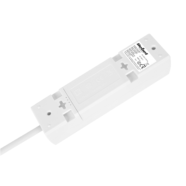 Przedłużacz 3 gniazda 2m typu francuskiego bez przełącznika (3x1,5mm) Rebel biały