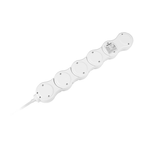 Przedłużacz sieciowy (snake) Rebel , 5 gniazd, przewód 1,5m