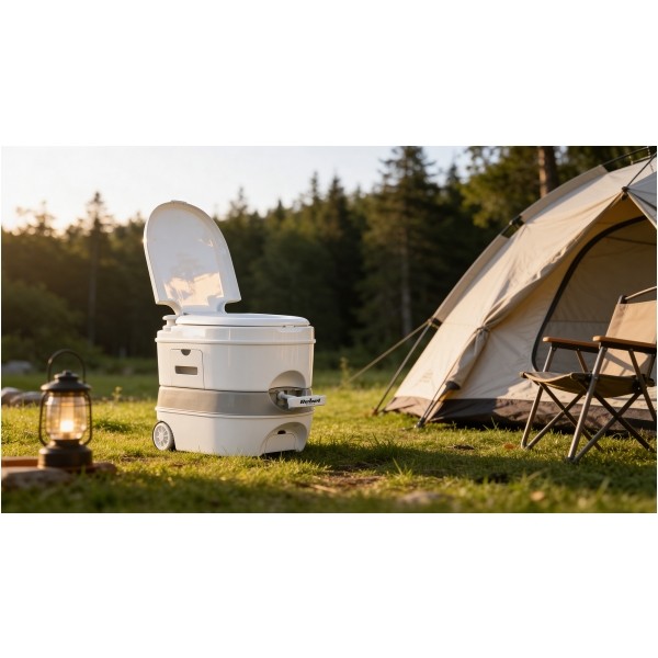 Przenośna toaleta turystyczna 24L / 20L , Rebel Active