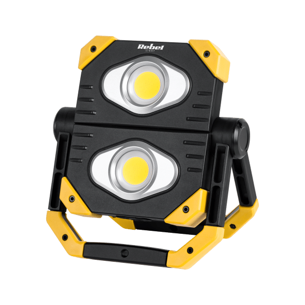 Przenośny reflektor LED 2XCOB