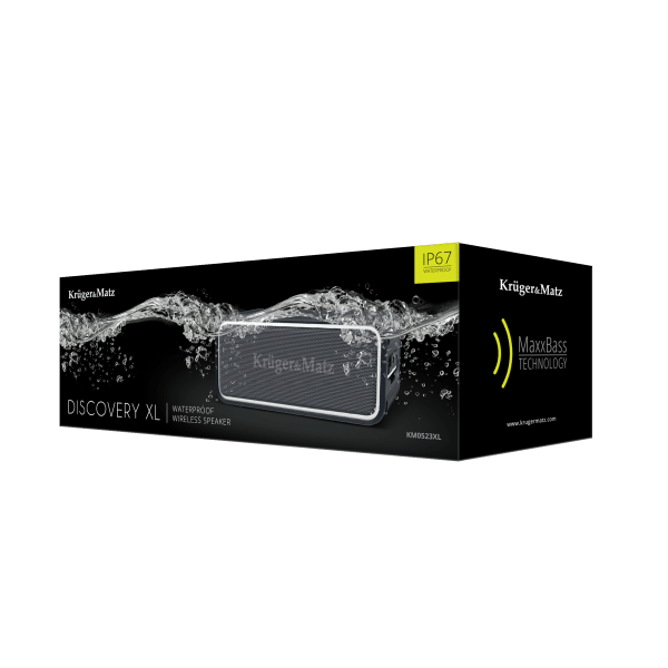 Przenośny wodoodporny głośnik Bluetooth Kruger&Matz Discovery XL