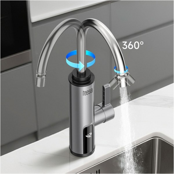 Przepływowy podgrzewacz wody - bateria kuchenna