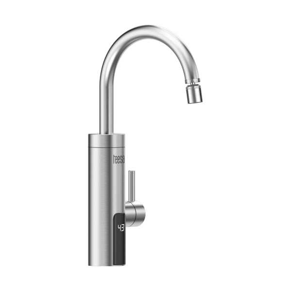 Przepływowy podgrzewacz wody - bateria kuchenna metalowa