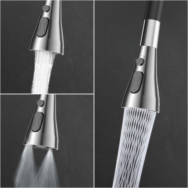 Przepływowy podgrzewacz wody bateria kuchenna z elastyczną wylewką