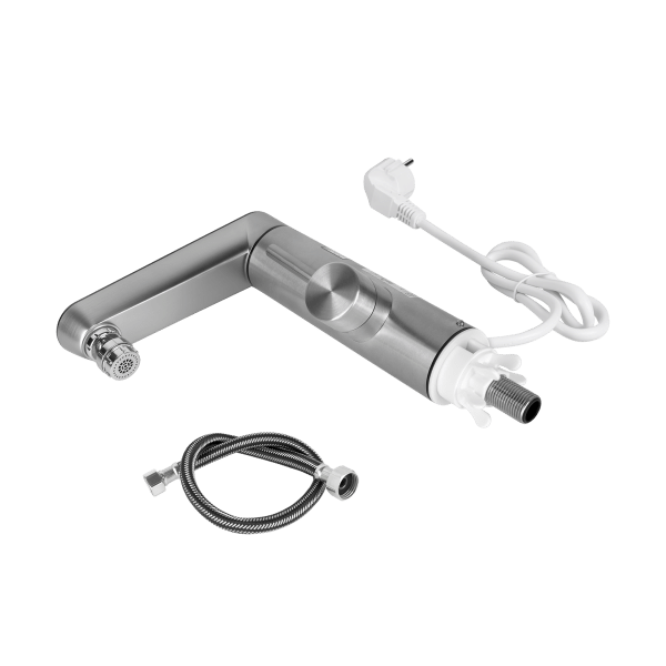 Przepływowy podgrzewacz wody - bateria stojąca metalowa