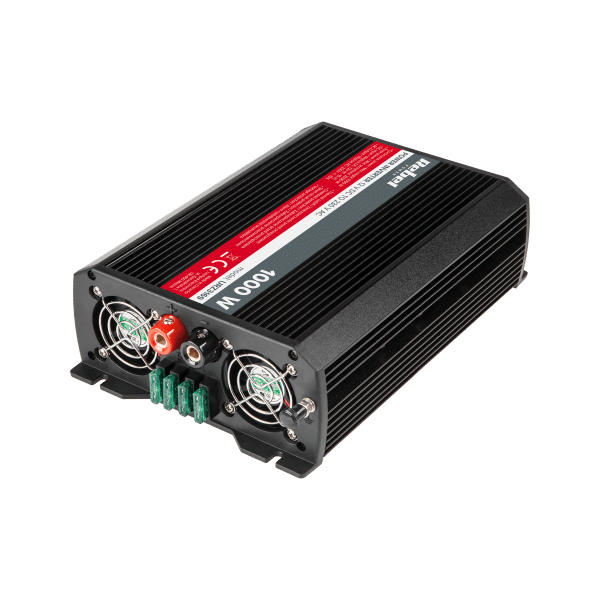 Przetwornica REBEL 12V/230V 1000W 2 gniazda typu F :niemieckie