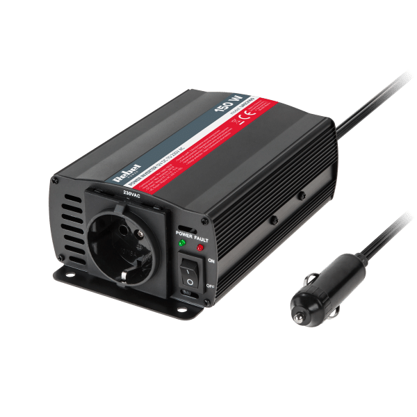 Przetwornica REBEL 12V/230V 150W (gn. typu F :niemieckie)